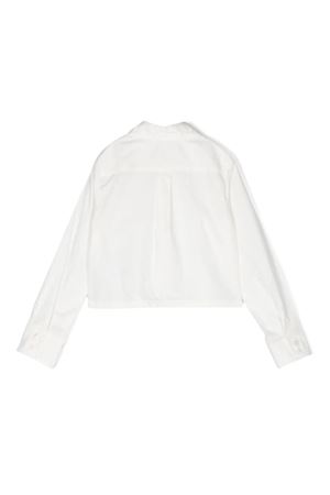 camicia in cotone bianco MISS BLUMARINE KIDS | IF4159T324610602